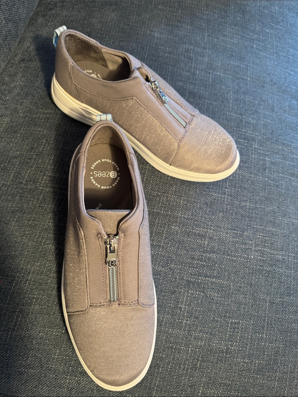 Bzees zippered sneakers